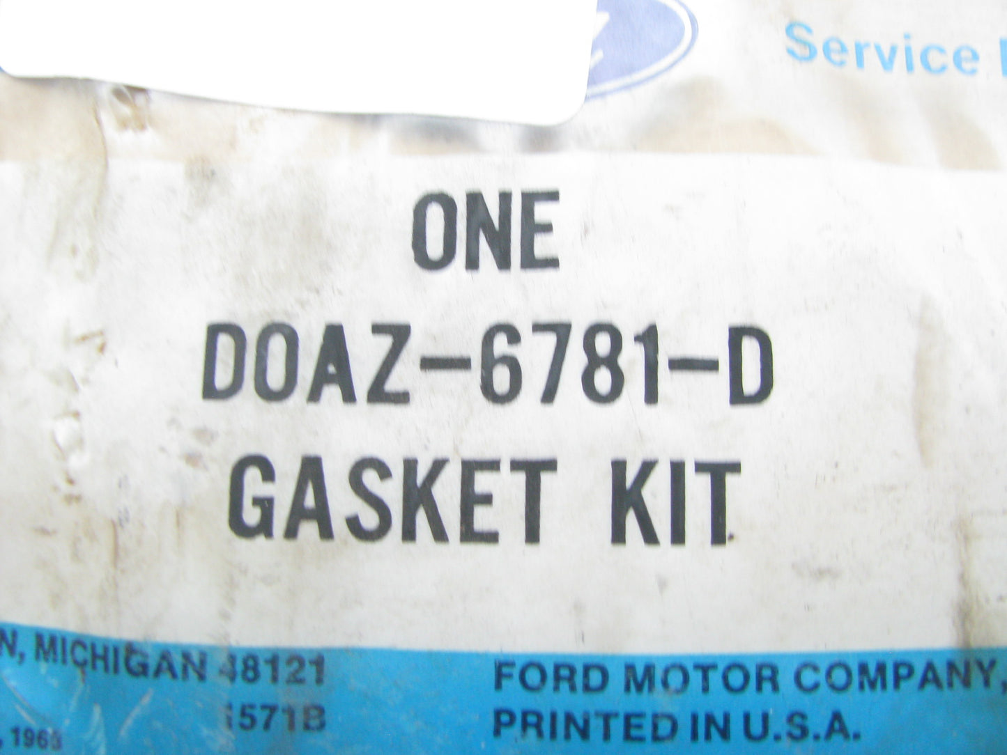 OEM Ford Oil Pan Gasket Kit NOS D0AZ-6781-D 1969-1979 351C 351 Cleveland V8 400