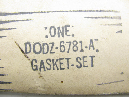 NEW - OEM Ford D0DZ-6781-A Engine Oil Pan Gasket Set 1965-1975 170 200