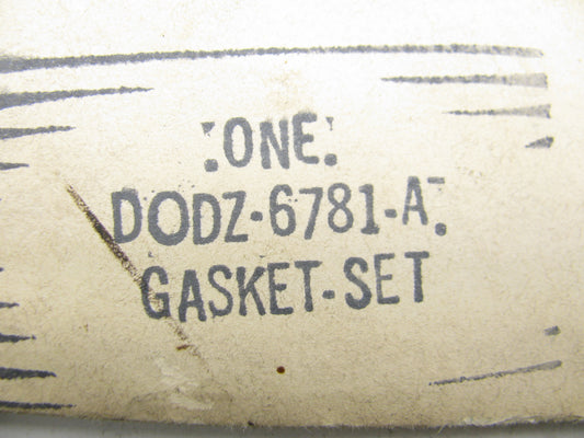 NEW - OEM Ford D0DZ-6781-A Engine Oil Pan Gasket Set 1965-1975 170 200