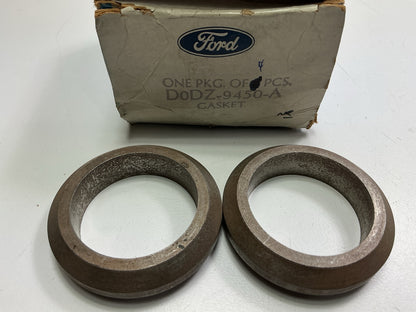 (2) NEW - OEM Ford D0DZ-9450-A Exhaust Pipe Flange Gasket