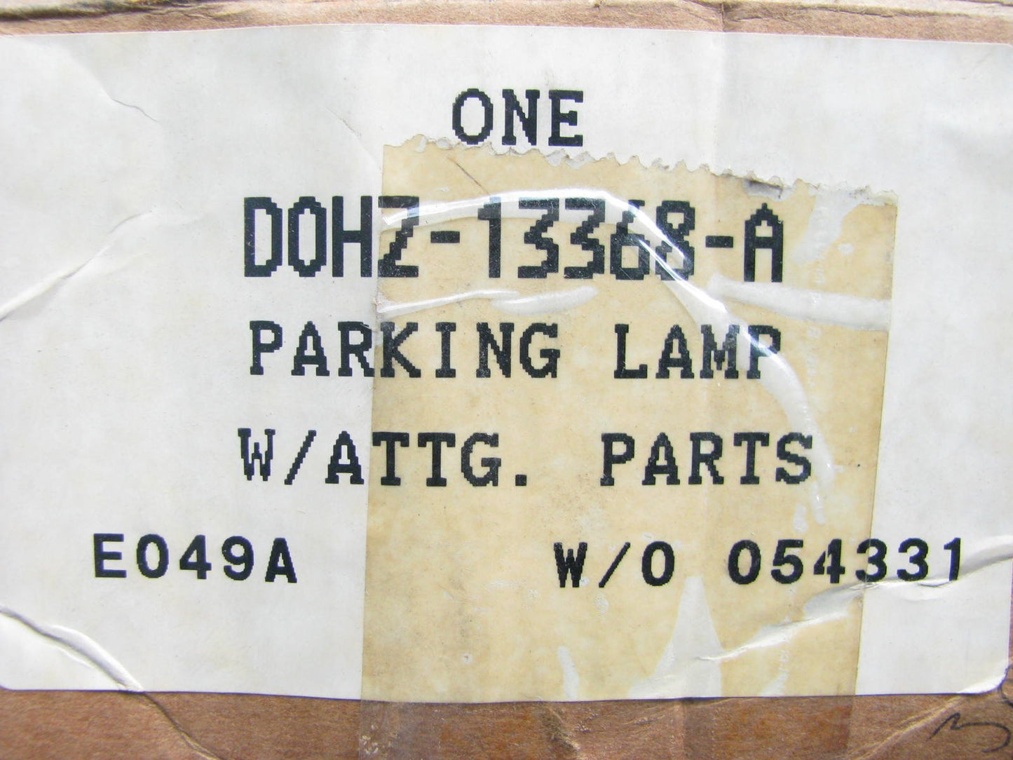 NEW GENUINE OEM Ford D0HZ-13368-A Parking Light Lamp - 1970 Medium Heavy Truck