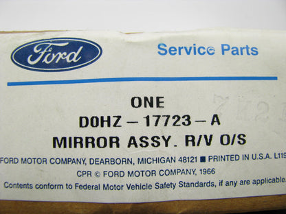 NEW GENUINE OEM Ford D0HZ-17723-A Side View Mirror 1970-up Medium Heavy Truck