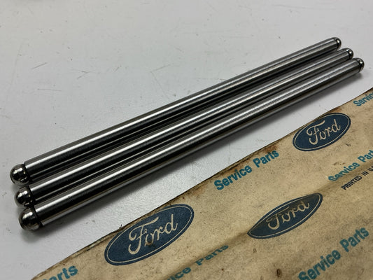 (3) NEW - OEM Ford D0OZ-6565-C Engine Push Rods 1969-1980 302 .060 Over Size