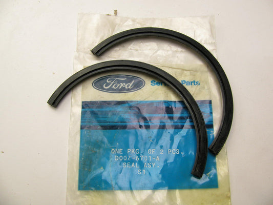 (2) NEW - OEM Ford D0OZ-6701-A- Engine Crankshaft Rear Main Seal