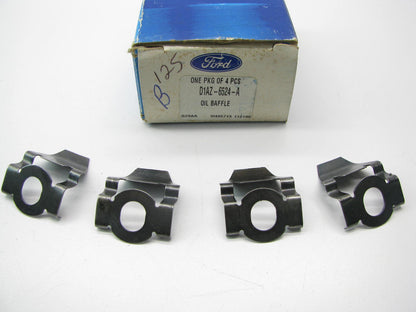 (4) NEW - OEM Ford D1AZ-6524-A Engine Rocker Arm Oil Baffle 1970-1974 351C