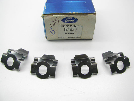 (4) NEW - OEM Ford D1AZ-6524-A Engine Rocker Arm Oil Baffle 1970-1974 351C