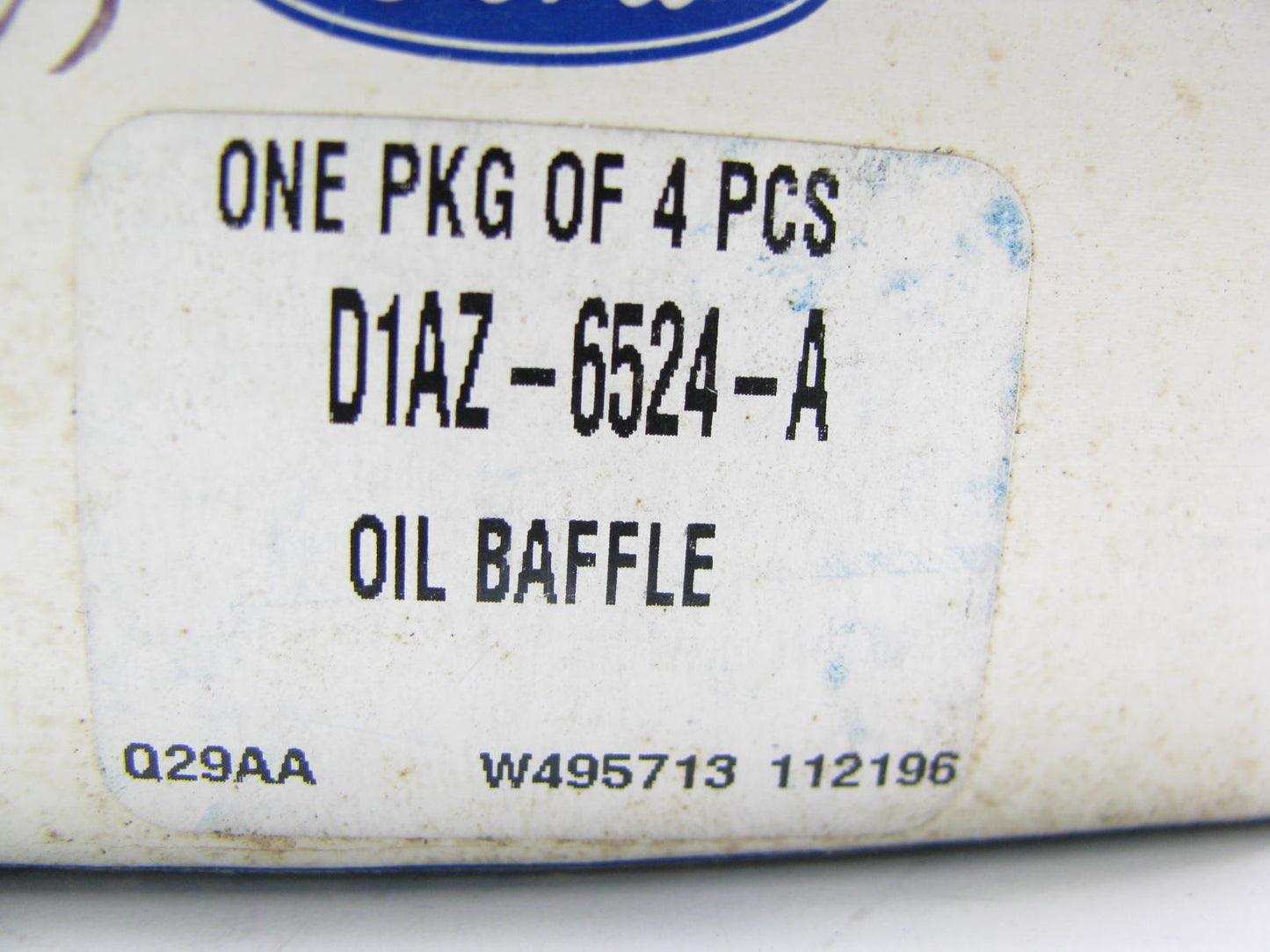 (4) NEW - OEM Ford D1AZ-6524-A Engine Rocker Arm Oil Baffle 1970-1974 351C