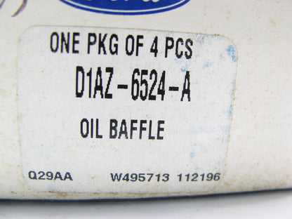 (4) NEW - OEM Ford D1AZ-6524-A Engine Rocker Arm Oil Baffle 1970-1974 351C