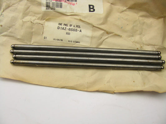 (4) NEW GENUINE OEM Ford D1AZ-6565-A Push Rods - 351M 400 V8