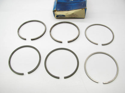 DOES 2 PISTONS OEM Ford D1FZ-6148-E Piston Rings STD 1971 98 1.6L Wide Groove