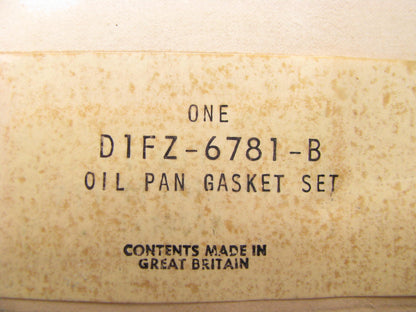 NEW - OEM Ford D1FZ-6781-B Engine Oil Pan Gasket Set 1970-1973 Pinto Capri 1.6L