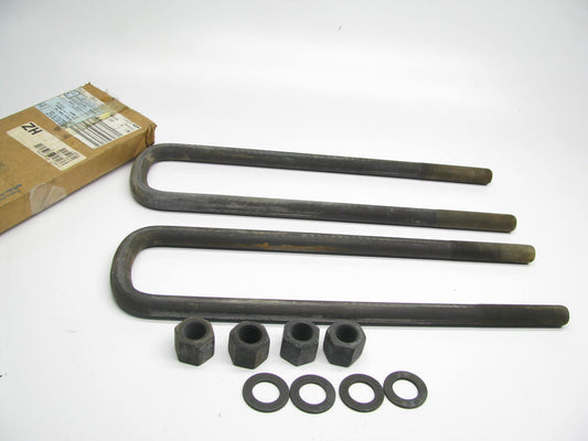 (2) NOS - OEM Ford D1HZ5705C Leaf Spring U-Bolt Kit, 7/8 X 3 X 18-3/8''