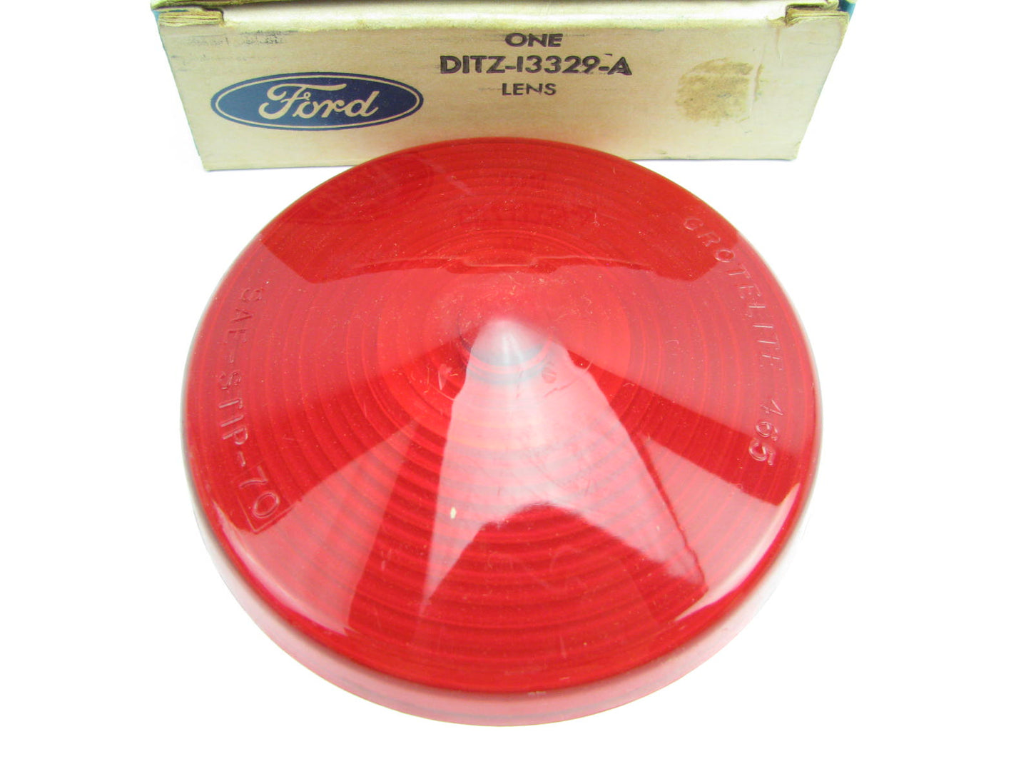NEW - OEM Ford D1TZ-13329-A Front Turn Indicator Red Lamp Lens 1971-1979 Trucks