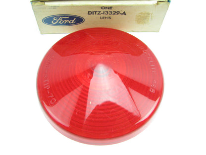 NEW - OEM Ford D1TZ-13329-A Front Turn Indicator Red Lamp Lens 1971-1979 Trucks