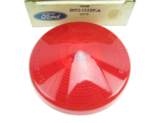 NEW - OEM Ford D1TZ-13329-A Front Turn Indicator Red Lamp Lens 1971-1979 Trucks
