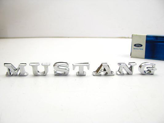 NOS - OEM Ford D1ZZ-6540282-A/G Luggage Compartment Letter Set 1971-1972 Mustang