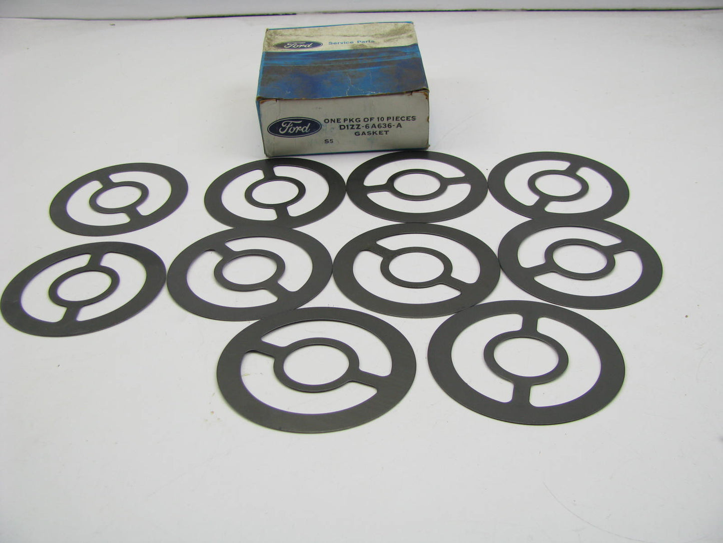 (10) NOS - OEM Ford D1ZZ-6A636-A Oil Cooler Gasket 1970-71 Mustang Boss 302 429