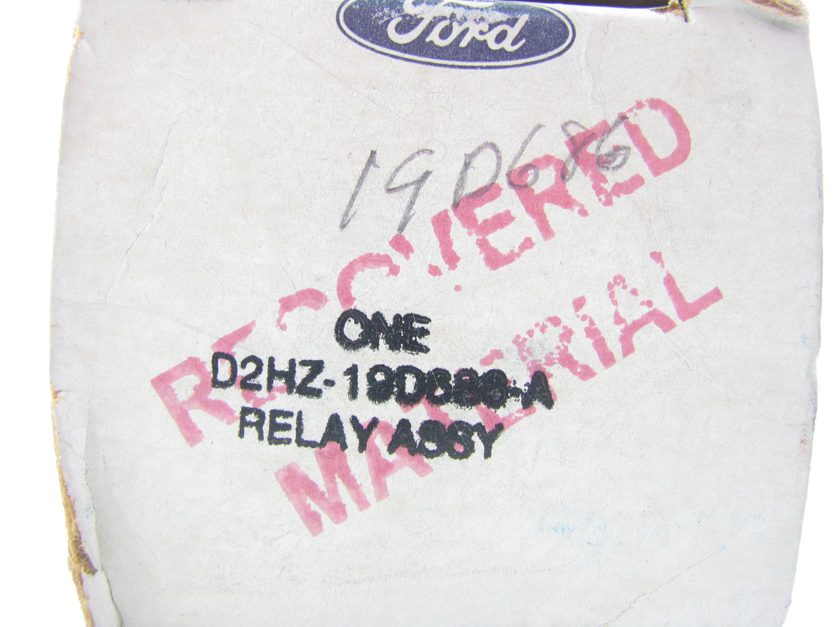 NEW - OEM Ford D2HZ-19D686-A A/C Motor Warning Lamp Relay 1972 L-Series
