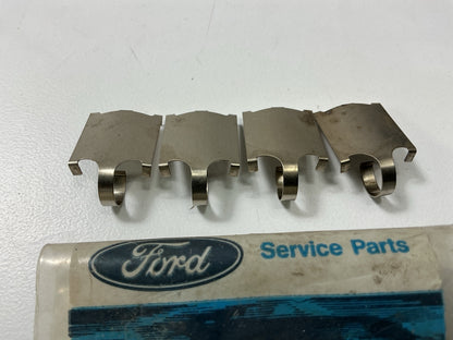 (4) NEW OEM Ford D2OZ-2B164-A Front Brake Anti-Rattle Clip 72 Torino Thunderbird