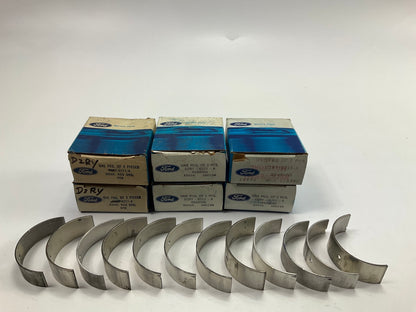 (6) NEW - OEM Ford D2RY-6211-A Connecting Rod Bearings STD 2.8L 2.9L 4.0L V6