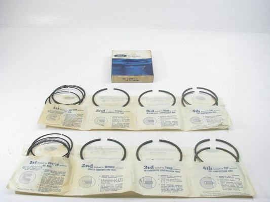 NEW - OEM Ford D2TZ-6148-F Partial Piston Rings - Standard 72-74 359 361 389 391