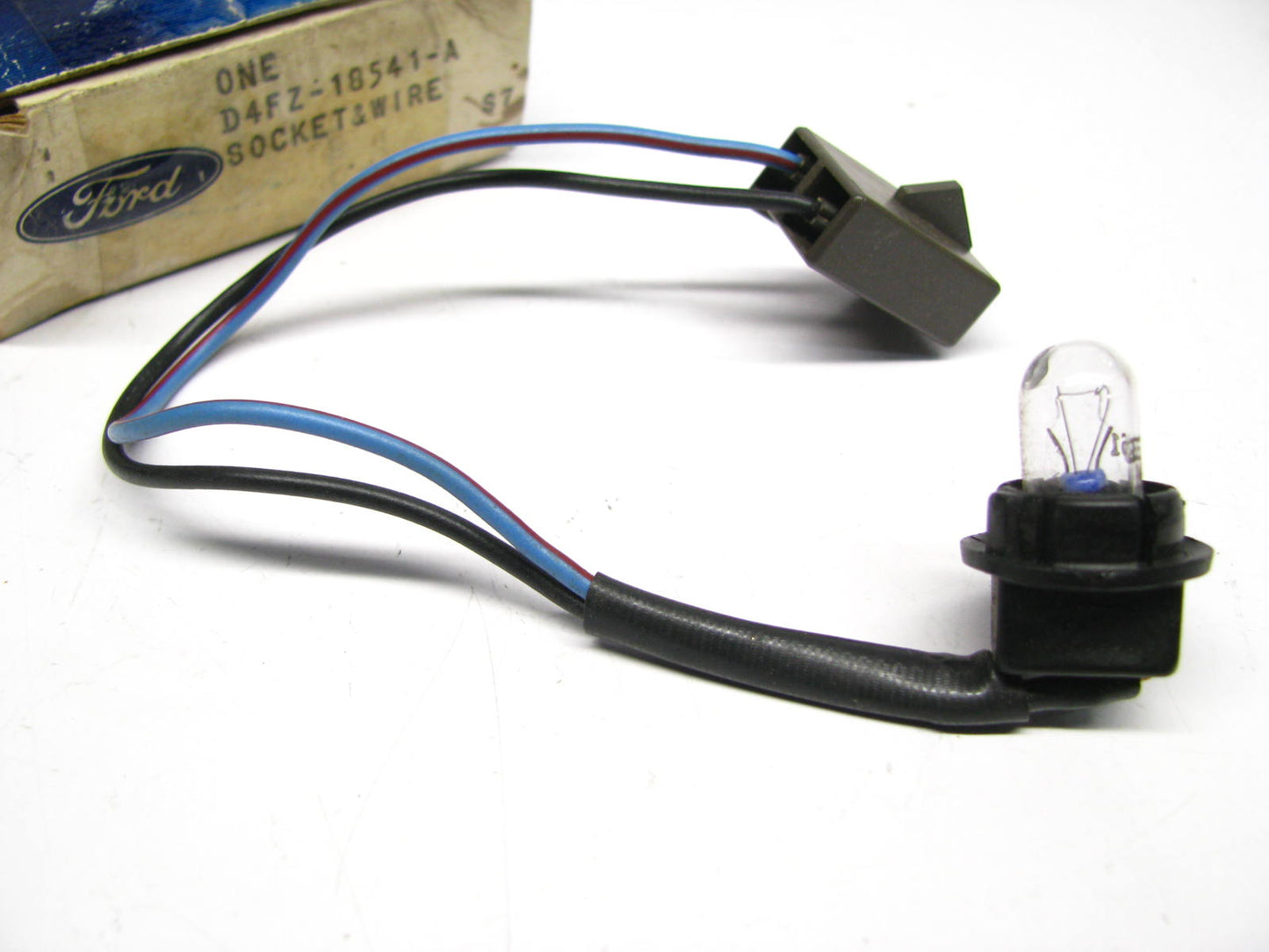 NOS - OEM Ford D4FZ-18541-A Heater Control Lamp Socket & Wire 1974-1980 Pinto