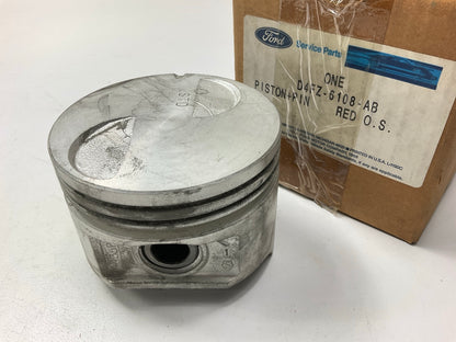 NEW - OEM Ford D4FZ-6108-AB Engine Piston STD (RED) 1974-1991 2.3L-L4