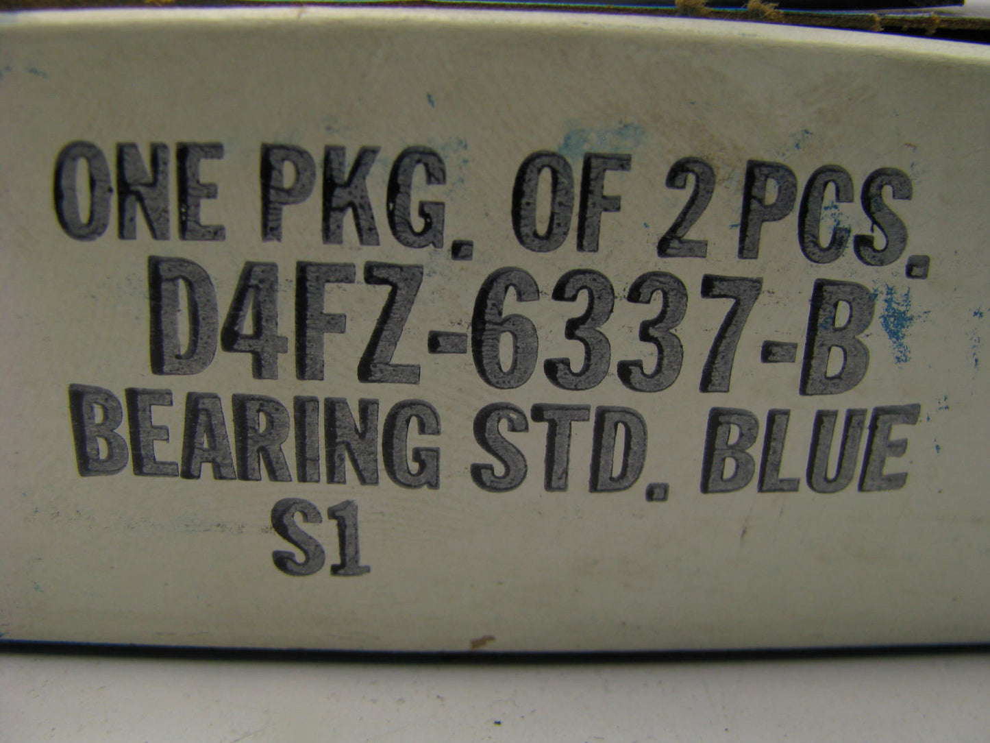 (2) NEW - OEM Ford D4FZ-6337-B Upper Center Main Bearing STD 1974-1992 2.3L-L4