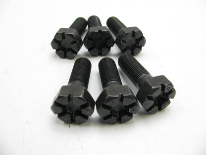 (6) NEW - OEM Ford D4FZ-6379-A Crankshaft Flywheel Bolt, 1974-1995 2.3L-L4