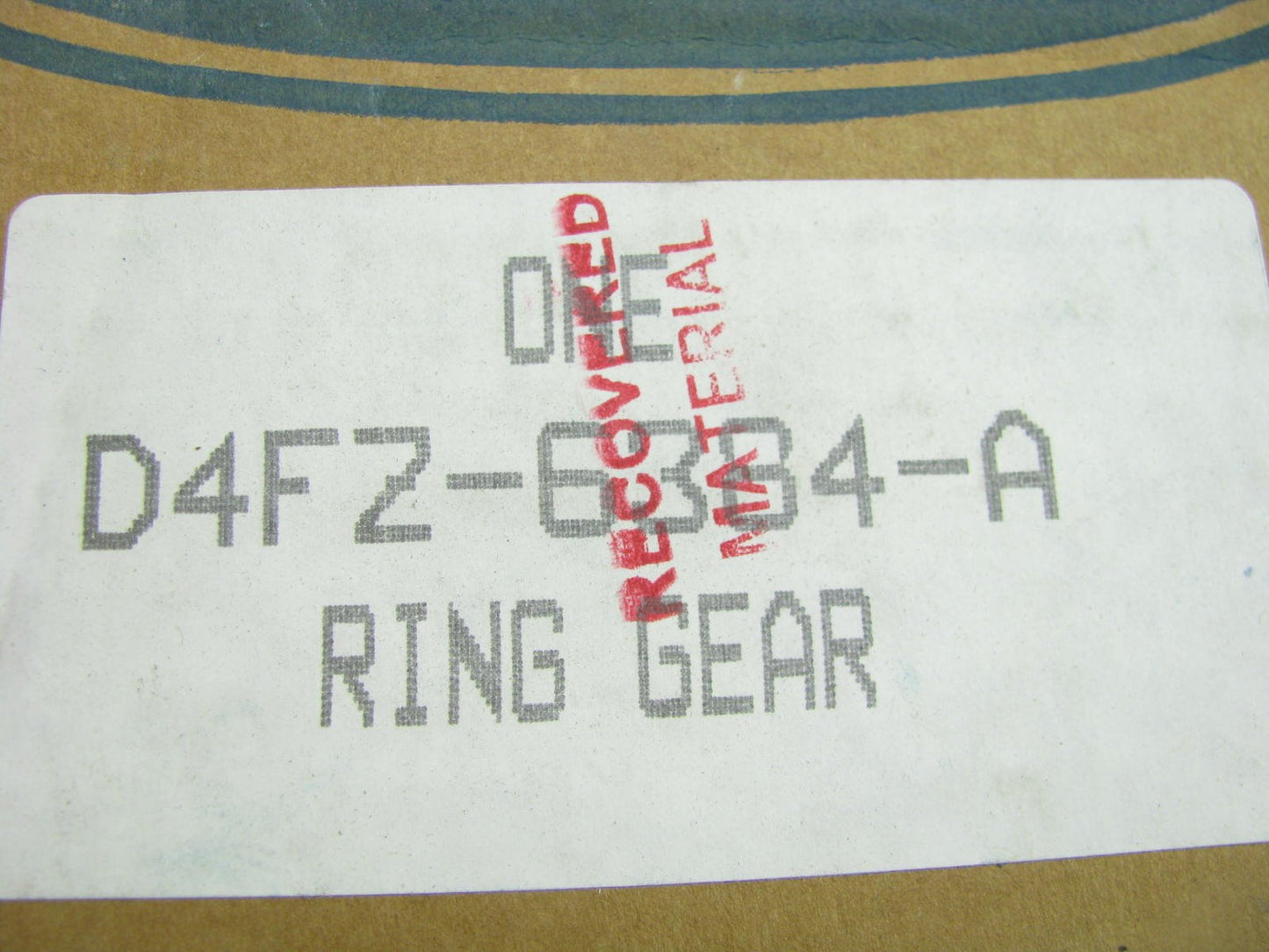 NOS - OEM Ford D4FZ-6384-A Clutch Flywheel Ring Gear