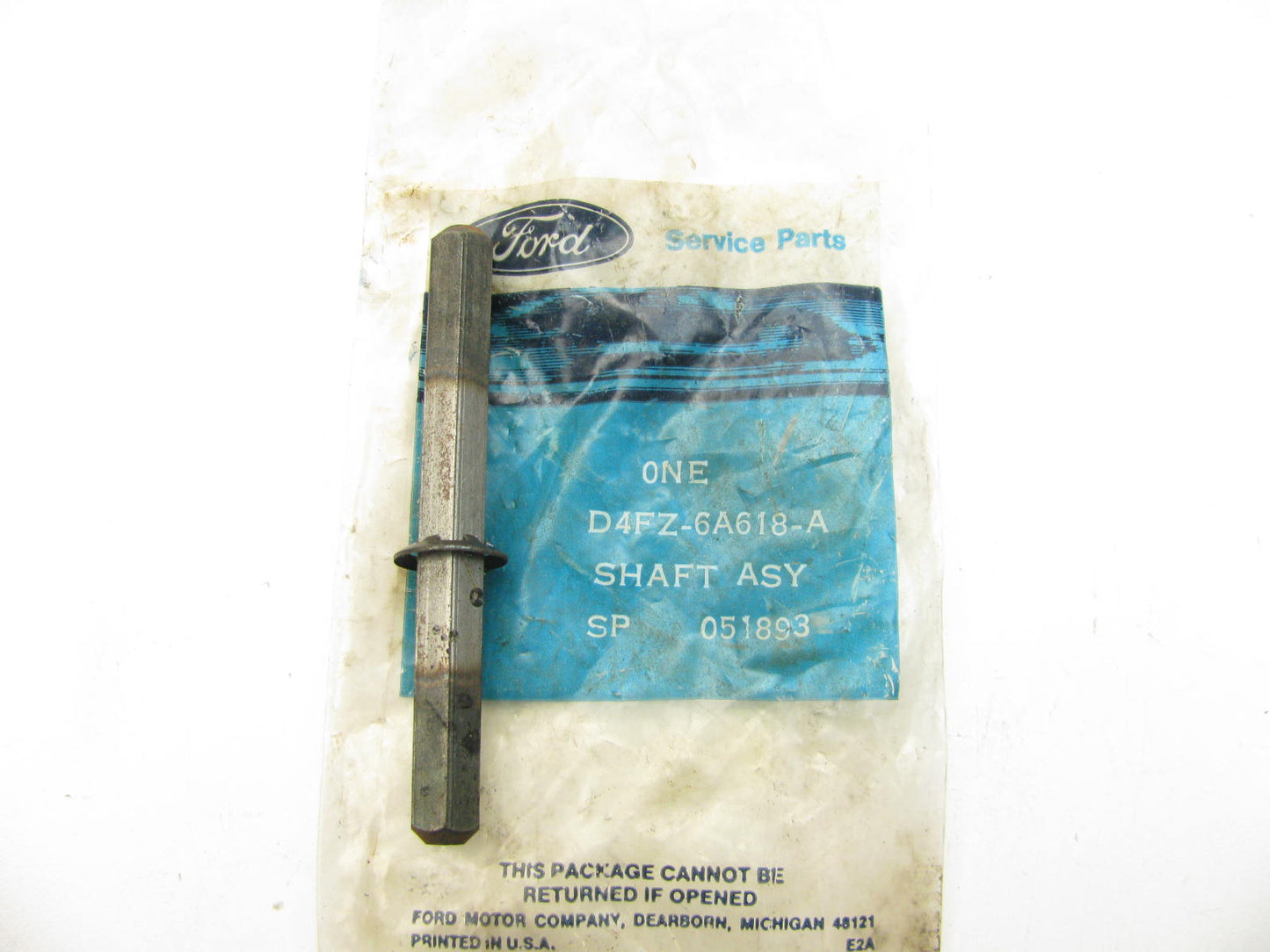 NEW - OEM Ford D4FZ-6A618-A Engine Oil Pump Intermediate Shaft 1974-94 2.0L 2.3L
