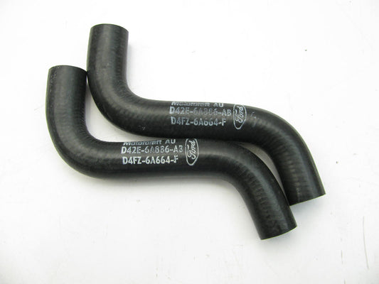 (2) NEW - OEM Ford D4FZ-6A664-F Crankcase Ventilation Hose 1974-1986 2.3L-L4