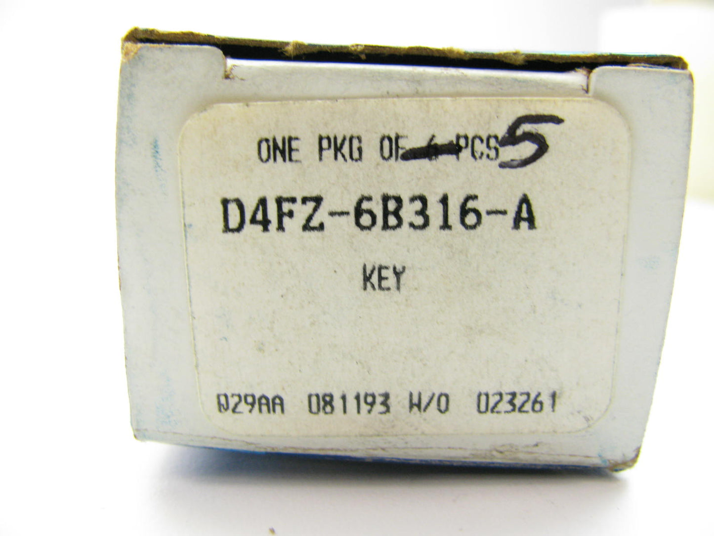(5) NEW - OEM Ford D4FZ-6B316-A Crankshaft Key 1974-1988 2.3L-L4