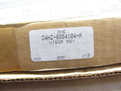 NEW - OEM Ford D4HZ-8004104-A Sun Visor For 1974-1990 L-Series W/O Radio
