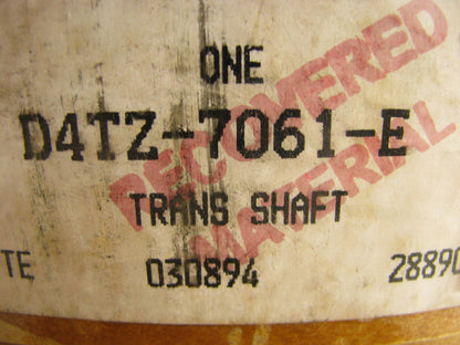Ford OEM D4TZ-7061-E Transmission Output Shaft NP435 16-3/8'' Long 10 X 23 Spline