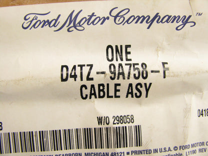 NOS OEM Ford D4TZ-9A758-F Accelerator Gas Throttle Cable 74-76 P350, 75-76 P400