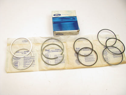NEW - OEM Ford D4ZZ-6148-A Partial Piston Rings - Standard 1974-1985 2.8L-V6