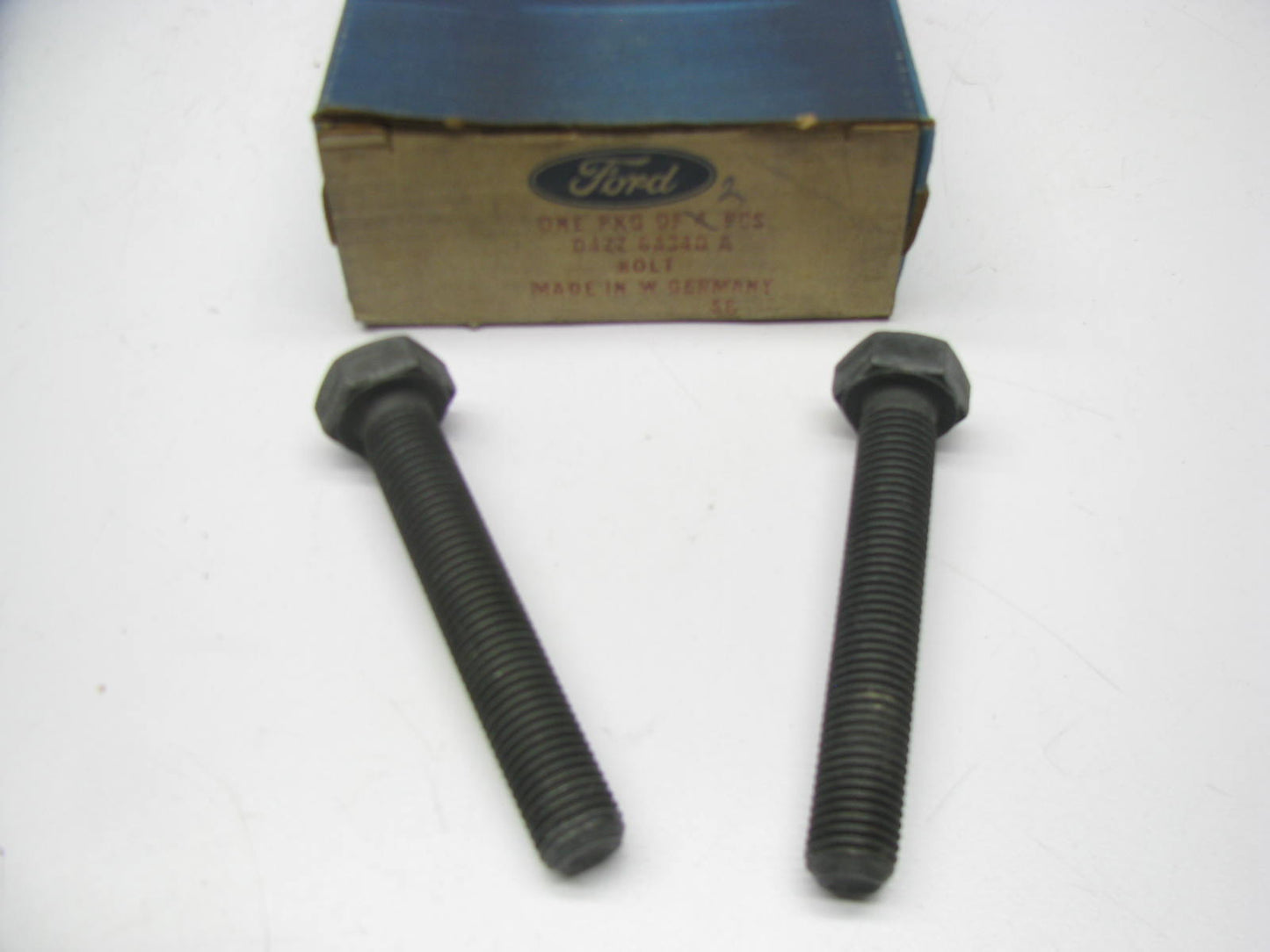 (2) NEW - OEM Ford D4ZZ-6A340-A Engine Crankshaft Pulley Bolt 1974-1986 2.8L-V6