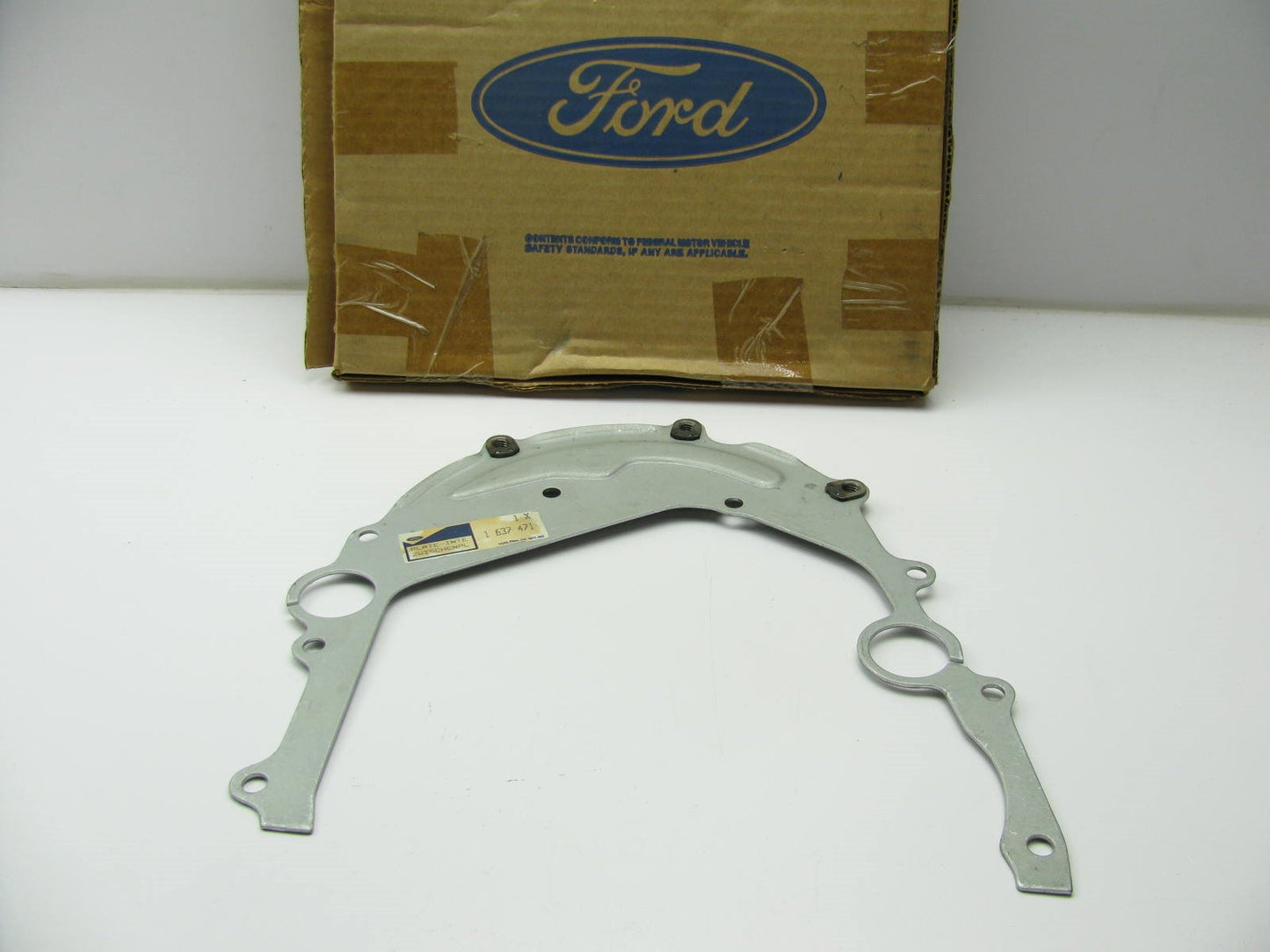 NEW - OEM Ford D4ZZ-6B070-A Timing Cover Backing Plate 1974-1985 2.8L 171 V6