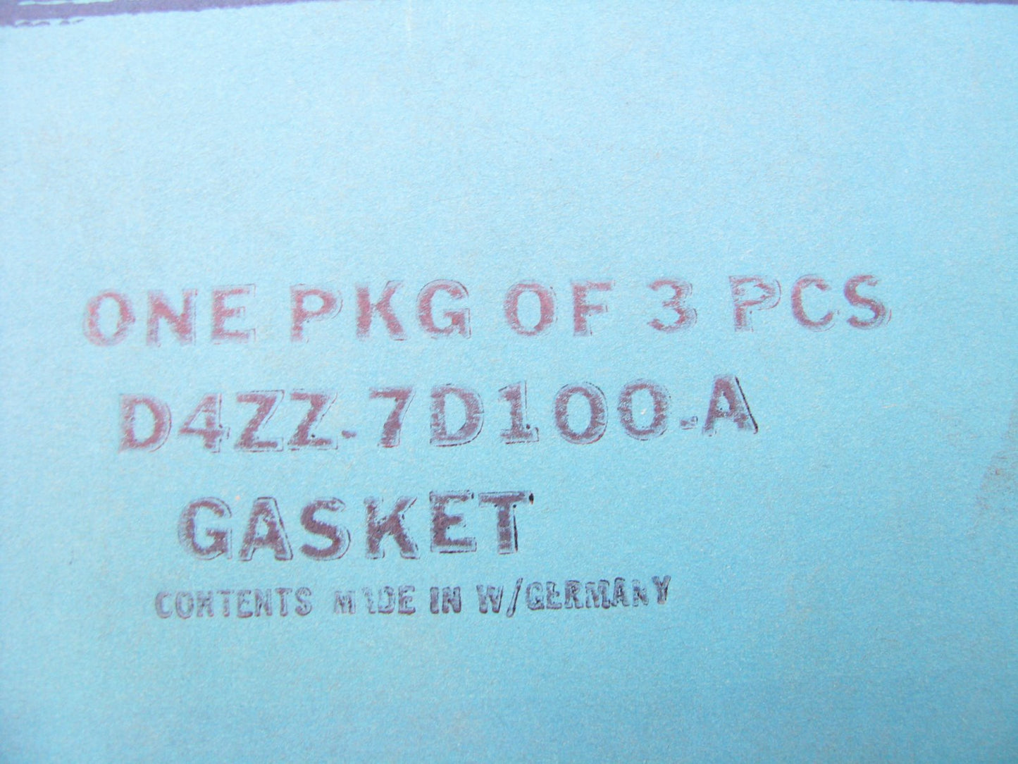 (3) NEW - OEM Ford D4ZZ-7D100-A Auto Trans Lower Valve Body Gasket 1974-1987 C3