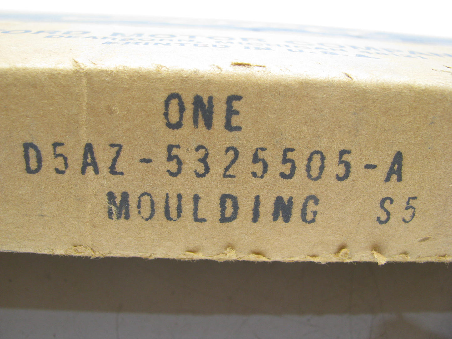NEW - OEM Ford D5AZ-5325505-A Rear Left Door Trim Panel Upper Front Moulding