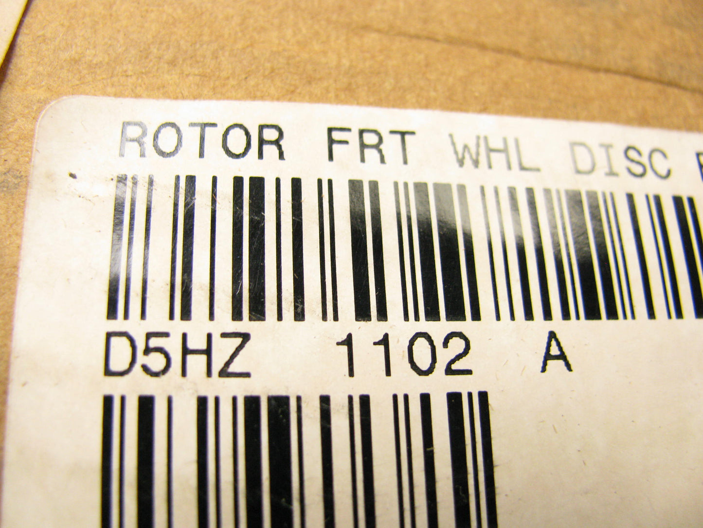 NEW - OEM Ford D5HZ-1102-A Front Disc Brake Rotor, 9M 12M Axle, 10 Hole, Gunite