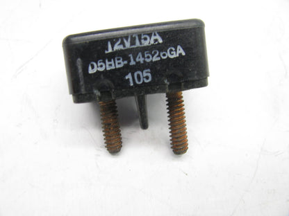 NEW - OEM Ford D5HZ-14526-G / D5HB-14526-GA 15A Circuit Breaker - 15 Amp