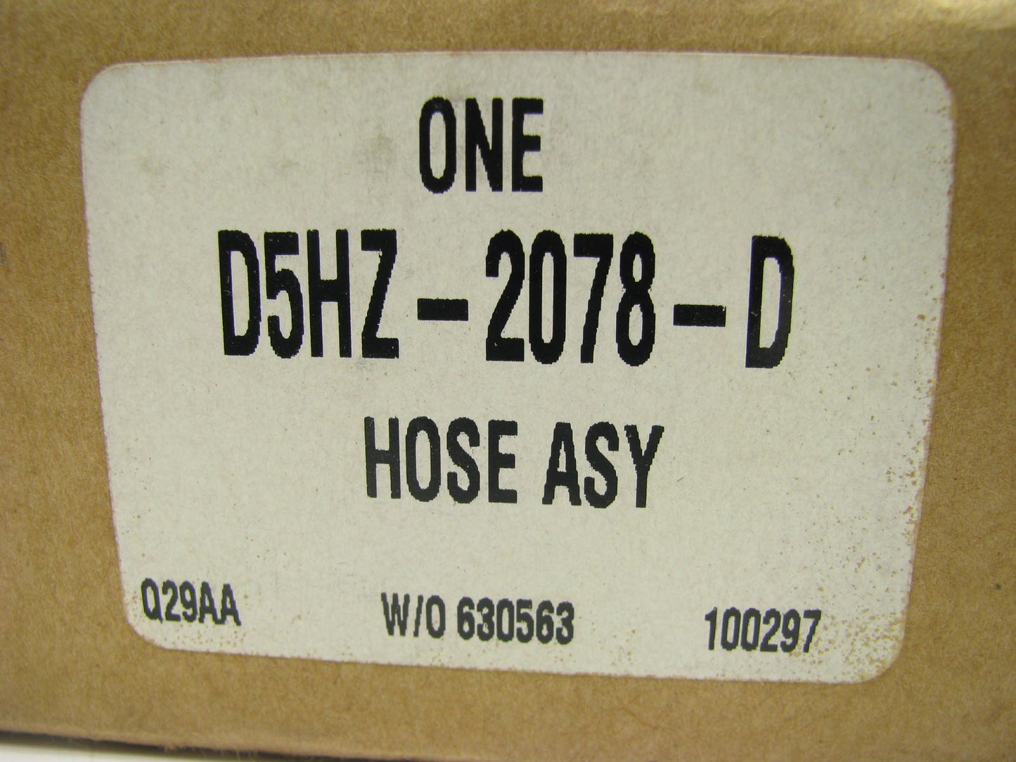 NEW - OEM Ford D5HZ-2078-D Front Air Brake Hose 1979 CT800/900 Wedge Air Brakes