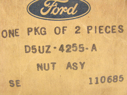 (2) NEW - OEM Ford D5UZ-4255-A Rear Inner Axle Spindle Nut