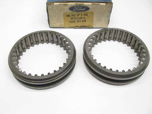 (2) NEW - OEM Ford D67Z-7183-A Manual Transmission Hub 1976-1982 Courier 5 Speed