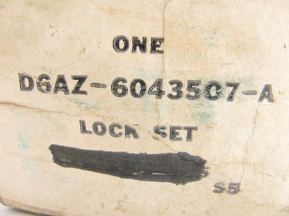 NOS - OEM Ford D6AZ-6043507-A Luggage Compartment & Glove Box Lock Set