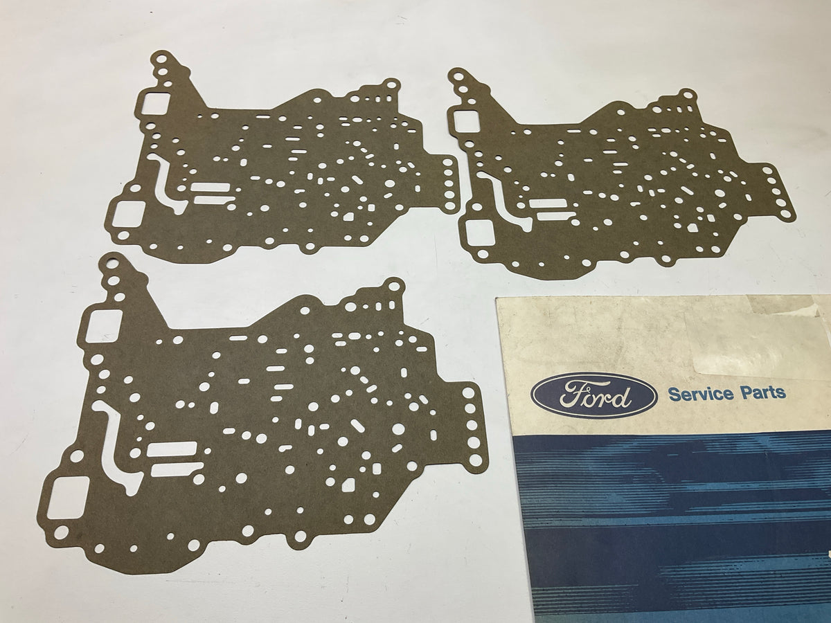 (3) NEW Ford D6AZ-7D100-A Automatic Trans Valve Body Separator Plate Gasket, C6