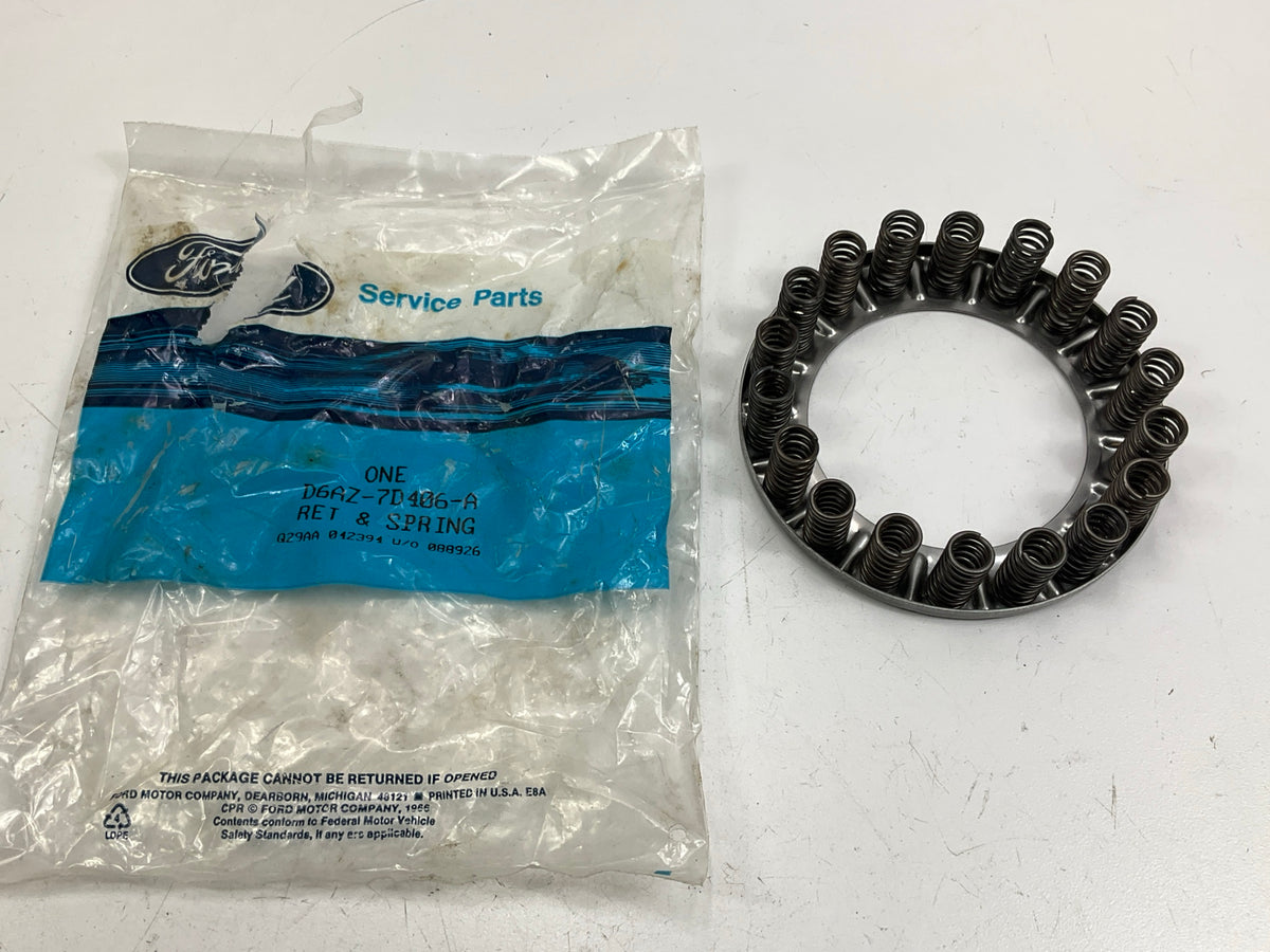 NEW Ford D6AZ-7D406-A Auto Trans Reverse Clutch Return Spring W/ Retainer, C6