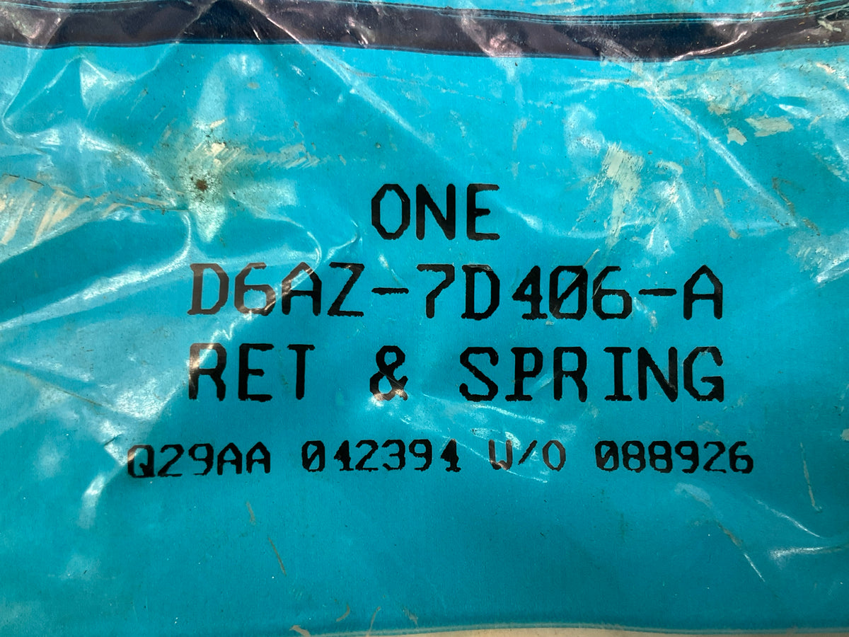 NEW Ford D6AZ-7D406-A Auto Trans Reverse Clutch Return Spring W/ Retainer, C6